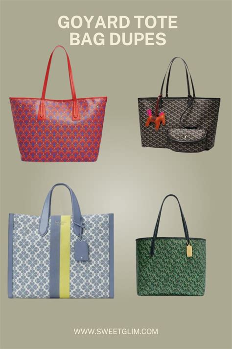 alternative to goyard tote|Goyard bag dupes.